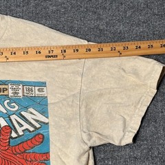 Marvel Amazing Spider-Man Comic Issue 186 Graphic Shirt Mens Medium Beige Cotton