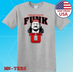 Terry Funk Oldschool Wrestling Tribute Grey Size S-5XL