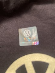 Volkswagen VW Bus Van Camper Size S Black T-Shirt Graphic Logo