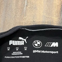 Puma BMW Motorsport T-Shirt Mens Black M Series Graphic Racing Car Medium