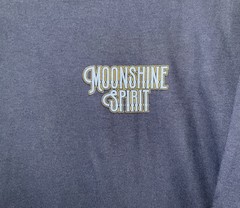 NWT Men’s Brad Paisley Moon Shine Spirit Eagle Lightning T-shirt Navy XXL (2XL)