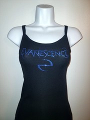 evanescence tank top Glitter eyes evanescence crop top evanescence shirt XXs-2xl
