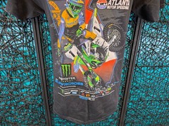 AMA SUPERCROSS T SHIRT MENS SZ. M BLACK 2021 ATLANTA MOTOR SPEEDWAY RACING NEW