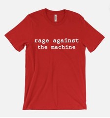 Rage Against The Machine T-Shirt – Text – Killing In The Name – Guerrilla Radio