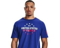 Mens Under Armour UA Freedom USA Chest Logo T-Shirt – XXL/XL/Large – NWT
