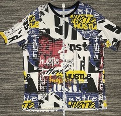 NWT Encrypted AOP Graphic T- Shirt Multicolor Men’s Size 5XL (4xl) Runs Tight