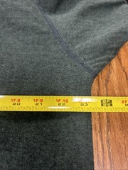 L.L.Bean Two Layer Henley Shirt Mens XL Regular Green Wool Blend Base Layer