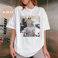 Custom 21st Birthday Photo Shirt, Vintage Year Personalized Gift