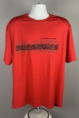 HA Athletics Sun Protective T Shirt Mens XL Red Tribal Design Polyester