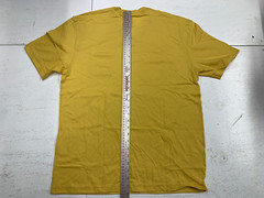 American Apparel Sustainable Collection USA MADE Vneck Tee 100% cotton Yellow L
