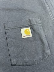 Carhartt Pocket T Shirt Mens Medium Blue Workwear Loose Fit Spring 2025