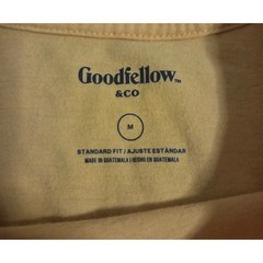 Goodfellow & Co Mens Yellowstone Hike The Trails Graphic T-Shirt Yellow Medium