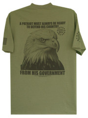 Second Amendment A Patriot Must Always Be Ready to Defend His Country T-Shirt