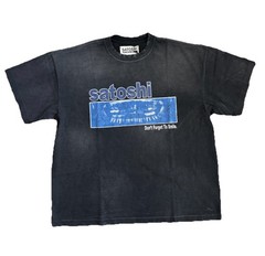 Satoshi Nakamoto – Don’T Forget To Smile Oversized T-Shirt Size: S Fits M/L