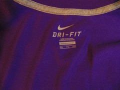Nike Vintage Kobe Bryant Kobe Never Stops T shirt Mens XXL 2XL Purple Dri Fit