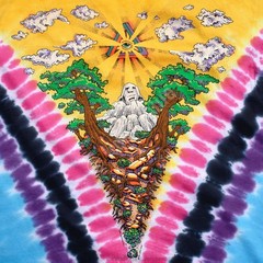 Psychedelia Tie-Dye T-Shirt Liquid Blue