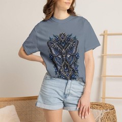 Gothic Blueberry Moth Graphic Tee