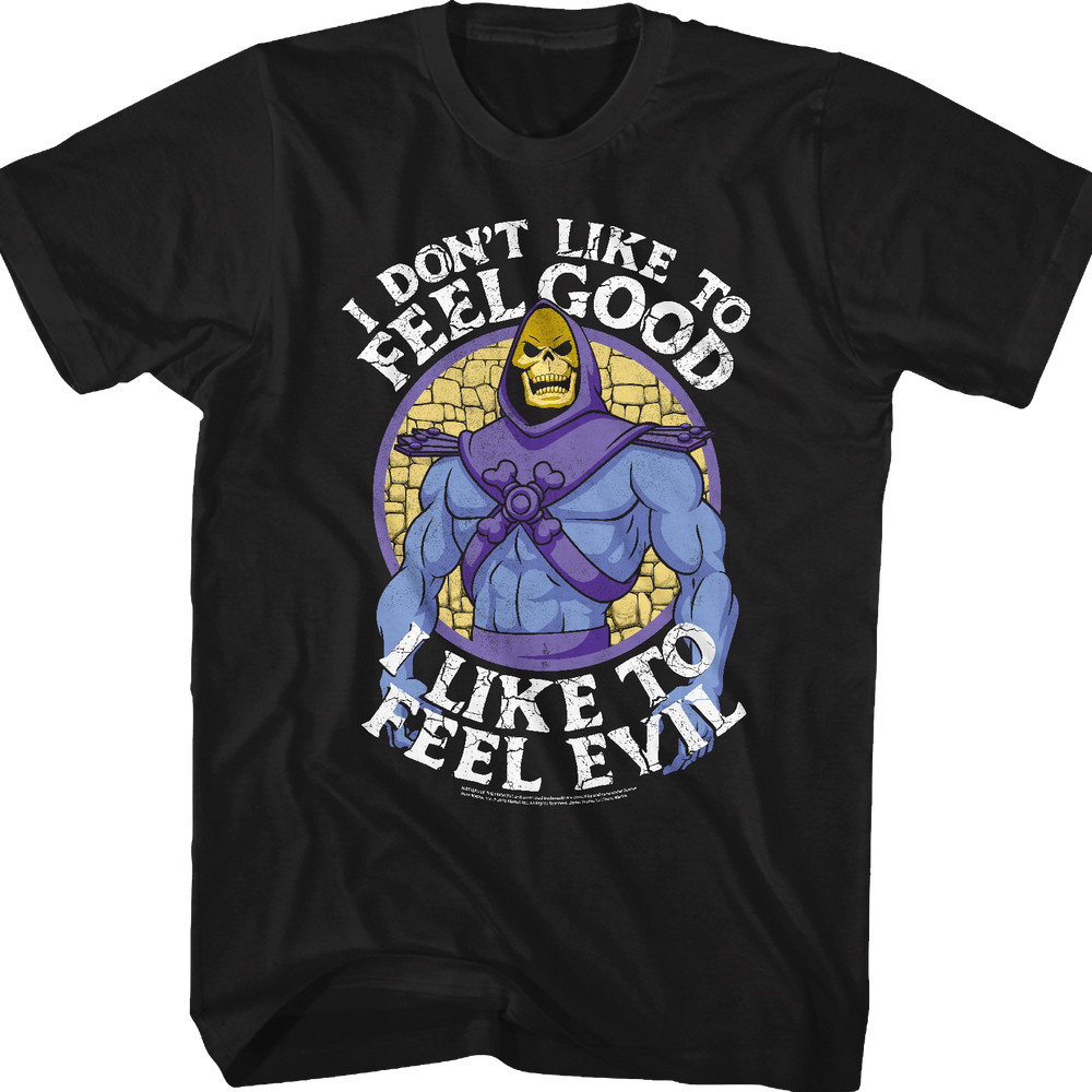 Skeletor I Like to Feel Evil Masters of the Universe T-Shirt