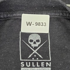 Sullen Men Shirt 2XL Black Graphic Sugar Skull Tee Print