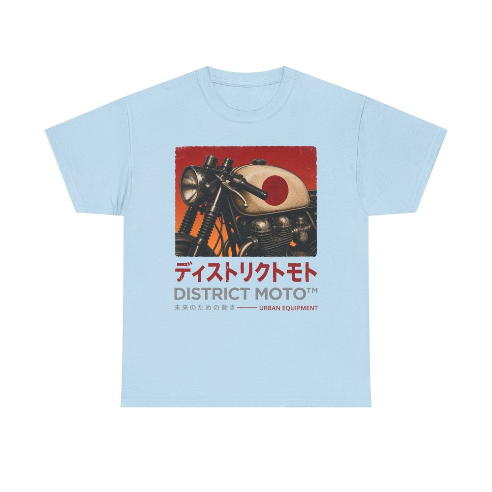 District Moto™ Heritage Fuel Tank T-Shirt | Vintage Japanese Cafe Racer