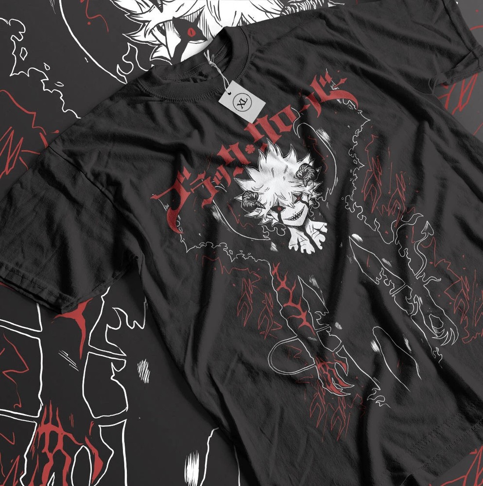 Black Clover Yami Sukehiro T-shirt,Anime Manga Unisex Tee Anime Shirt