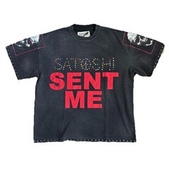 Satoshi Nakamoto – Satoshi Send Me STKULL Rhinestone OS T-Shirt Size: XL