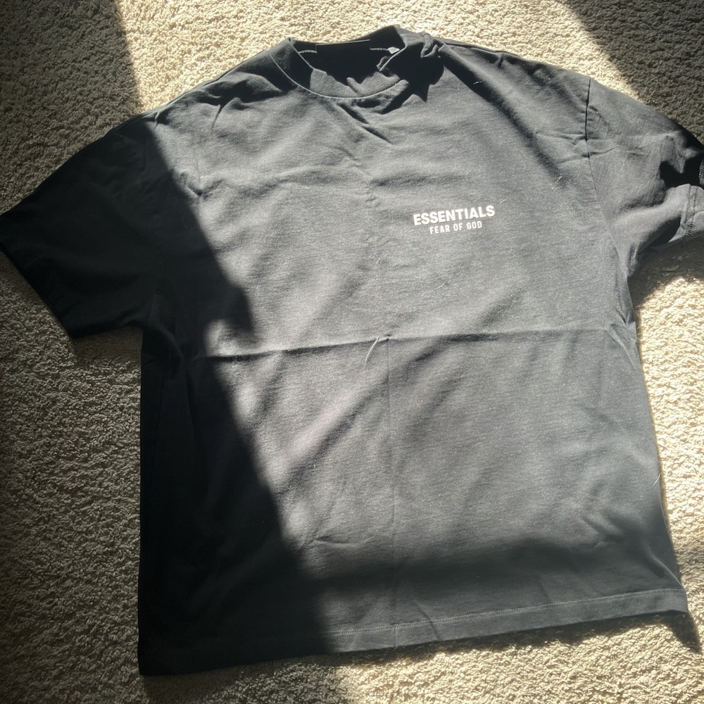 Essentials Jet Black T Shirt Size Small Brand New Never Worn