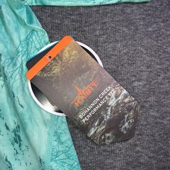 Habit Fishing Shirt Men’s Medium Shockwave Green Short Sleeve Realtree NWT