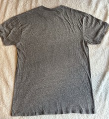 Official ZOOLANDER Movie Promo Quote T-Shirt Gray Felt Text Graphic Tee Medium