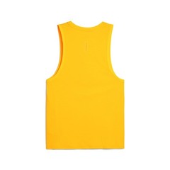 PUMA Run Favorite Singlet Crew Neck Athletic Tank Top Mens Yellow Casual Athlet