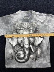 The Mountain Shirt Mens Large Elephant Ganesh Graphic Art Hindu Yoga Tee T-Shirt