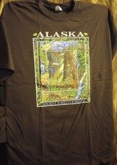 Ray Troll Ancient Forest Alaska Old Growth New adult t-shirt 3X, 2X, XL, L, S