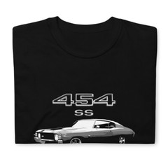 1971 Chevelle 454 SS Muscle Car Collector Cars Owner Gift Short-Sleeve T-Shirt