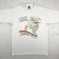 vtg 90s THE MASK SOMEBODY STOP ME! T-Shirt SMALL movie promo jim carrey cartoon
