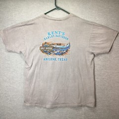 2001 Harley Davidson Abilene Texas Men’s Graphic Tee Gray Size XL Kent’s