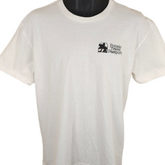 Pomelo Travel Passport T Shirt Mens Size Large White Explore The Jungle