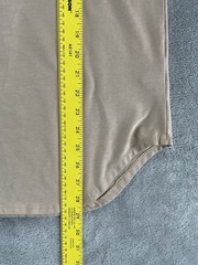 Cuts Clothing Elongated T Shirt Men Medium / S Tall Desert Beige Crew Neck Tee
