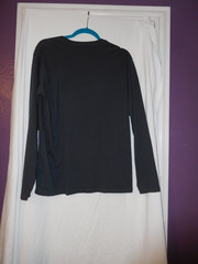 District Made Charcoal Gray Texas Long Sleeve Shirt Size Medium