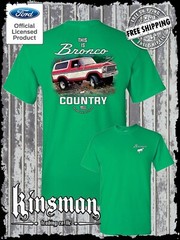 Bronco Country Ford 2-Sided T-Shirt – Official Licensed Product