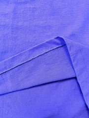 Vintage Single Stitch Blank T Shirt Medium Purple Hanes USA Fabric 50/50