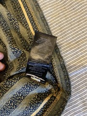 RRL By Ralph Lauren Indigo Striped Jacquard T-ShirtCream/Multi Size XXL