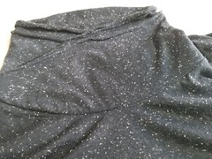 Antony Morato Rare Men’s Cowl Neck T Shirt Size Large Black Dotted Short Sleeve