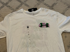 NWT L Under Armour Men’s Large Vintage Type T-Shirt White Loose UA Shirt LG NEW