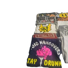 Graphic T Shirts Resellers Lot Of 10 Various Themes And Sizes New & Used