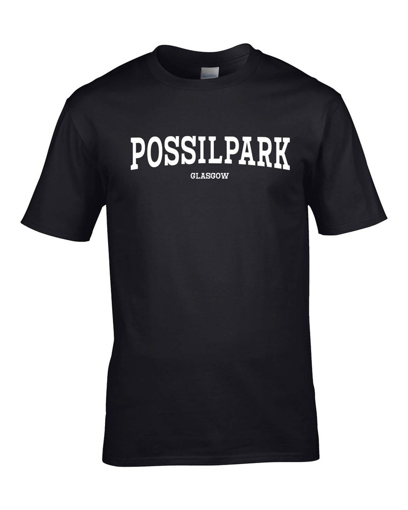 MENS Possilpark UK CITY HOMETOWN T-SHIRT BIRTHDAY GIFT