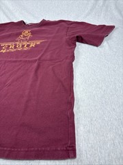 Bronson Mfg Ivy Style Heavyweight Short Sleeve T Shirt L Burgundy Tiger Choir