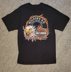 Harley Davidson Pacific Junction Eagle Shirt Mens