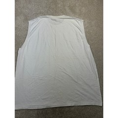 Fruit of the Loom Solid Muscle T 3XL White Cotton Basic Athletic Gym Minimalist