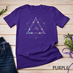 Geometric Space Graphic T-Shirt EDM Electronic Dance Tee Unisex T-shirt