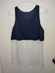 The City Of Los Angeles Marathon Blue White Vintage Jersey Tank Size Large